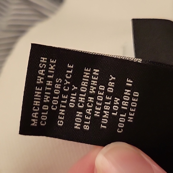 Lane Bryant "The Allie" Blue and White Striped Smart Stretch Crop Pant - size 28 - Picture 14 of 15